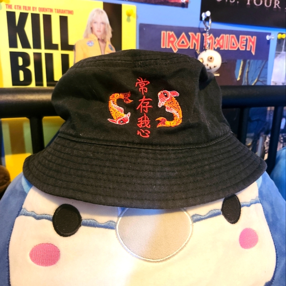 Black Empyre Koi Fish Bucket Hat